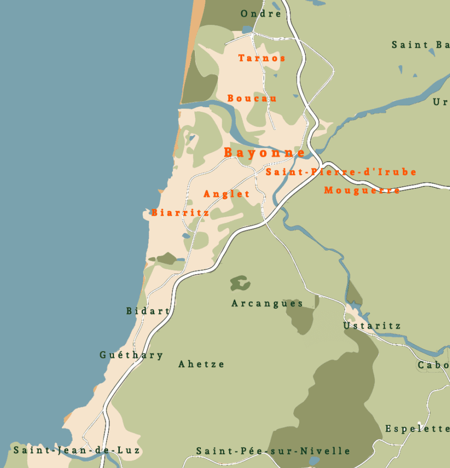 Bayonne et peripherie